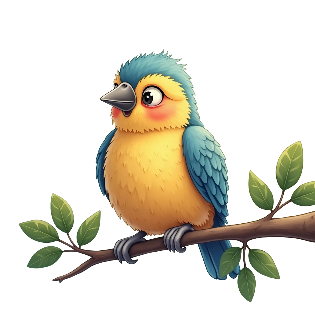 Chirpy the Colorful Bird